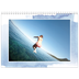 Fotokalender A4 dobbelt (30 x 40 cm) — Akvarel baggrunde [kalender forside]