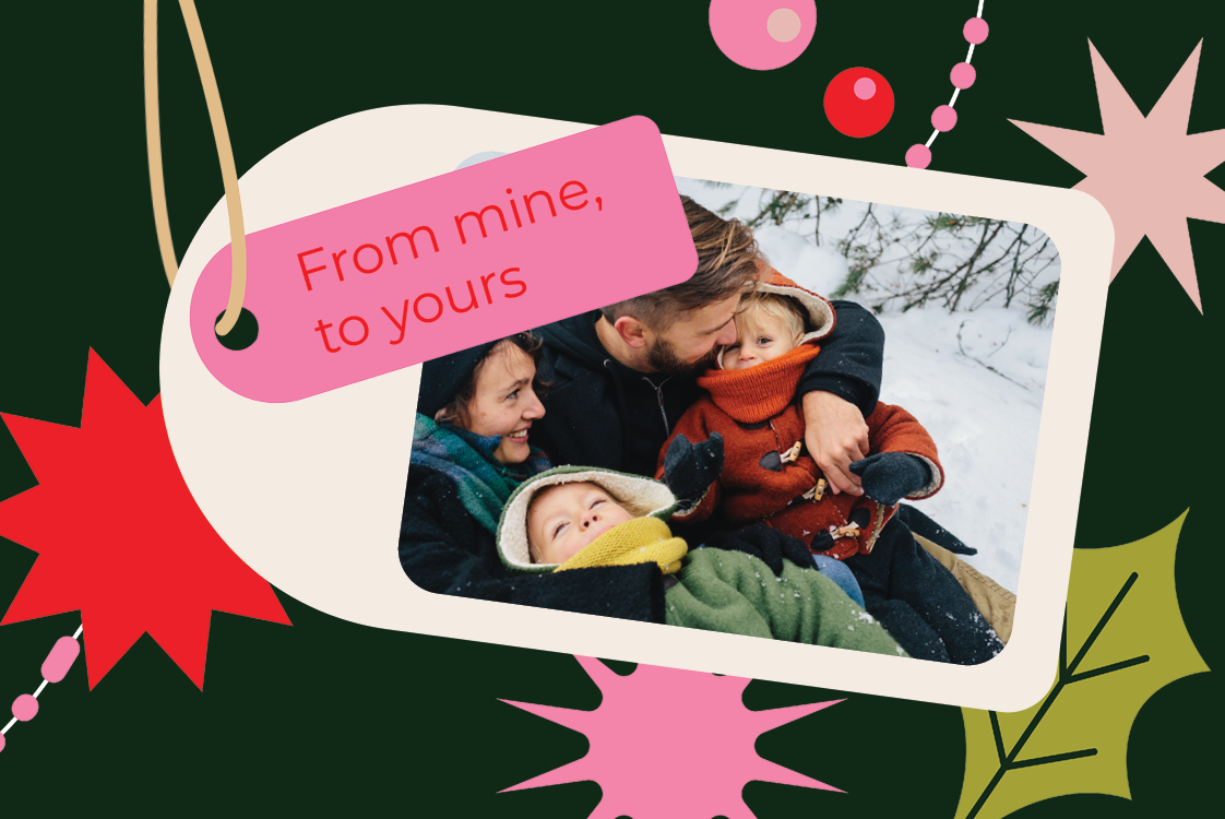 Kort — Farverig jul