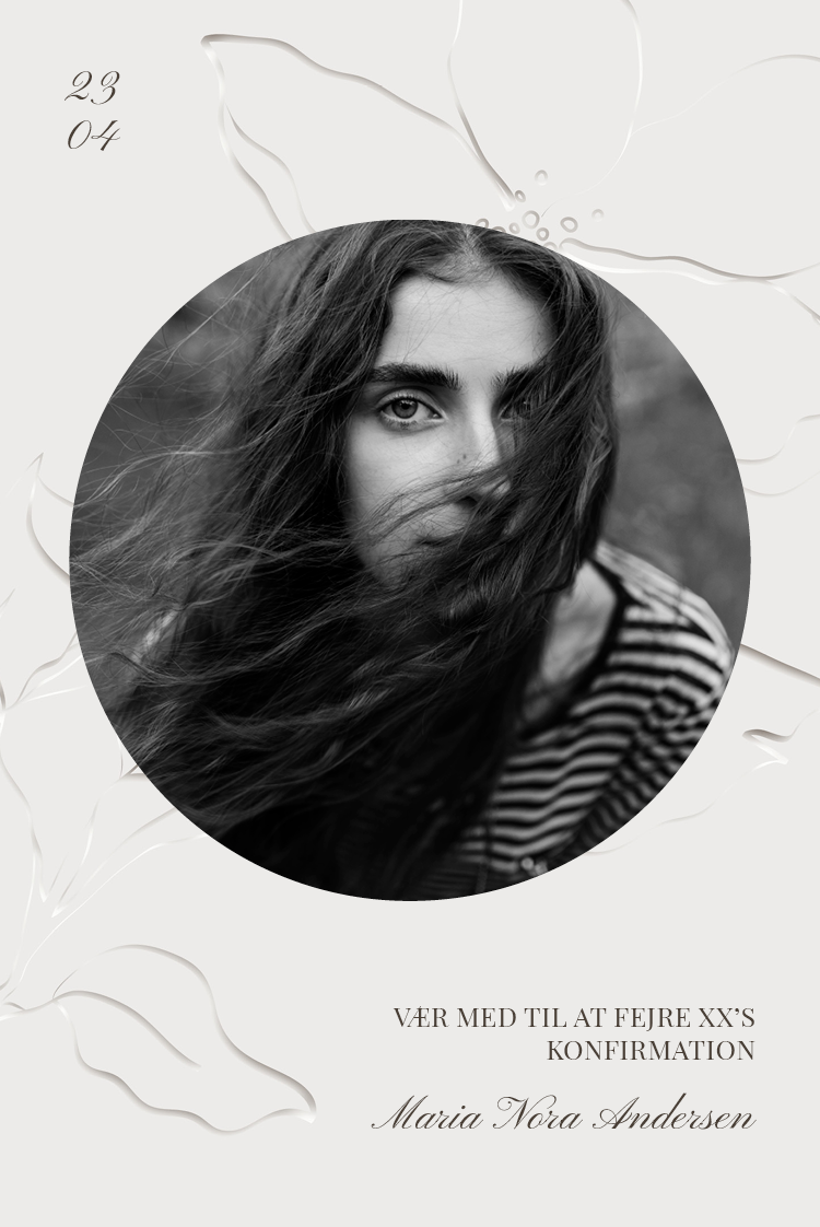 Invitationer — Papir blomster