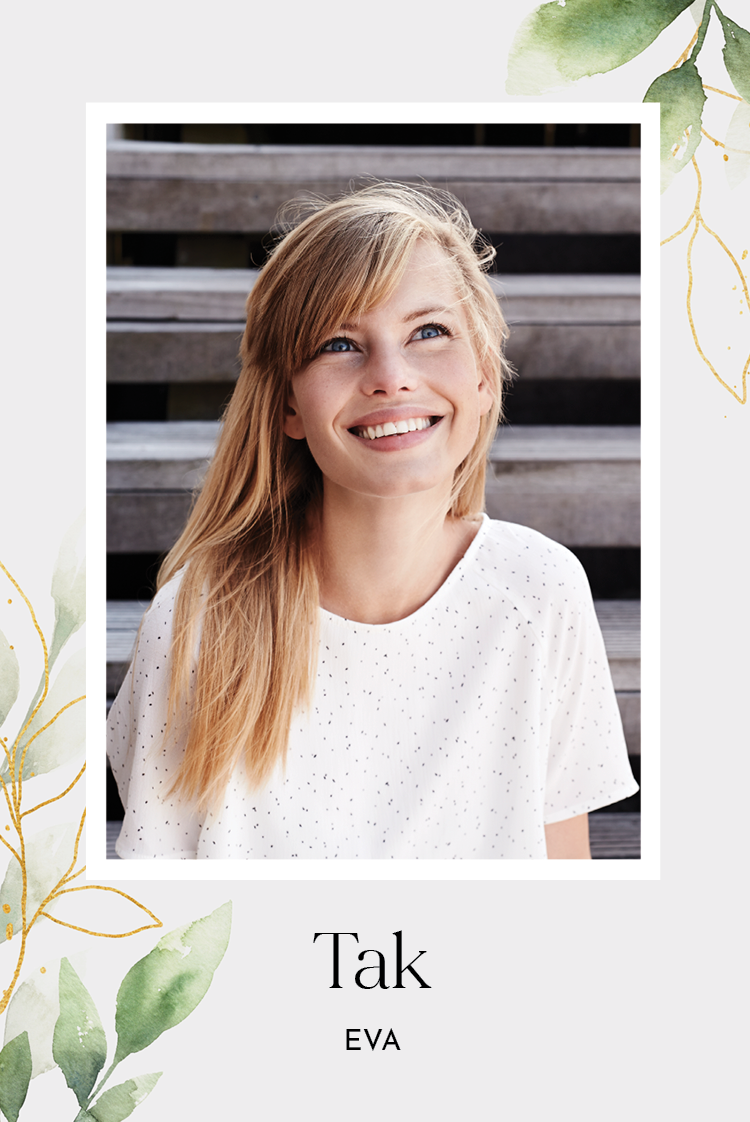 Takkekort — Naturlig akvarel