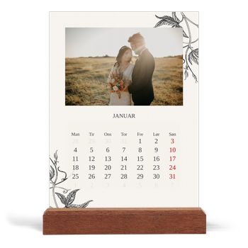 Staffeli kalender - stående — Blek & blomst
