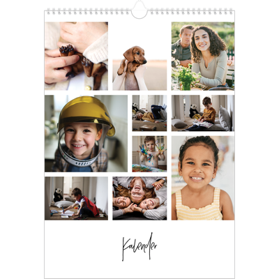 Årskalender A3 — Billedcollage [kalender forside]
