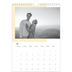 Fotokalender A4 (20 x 30 cm) — Farverige rammer [kalender forside]