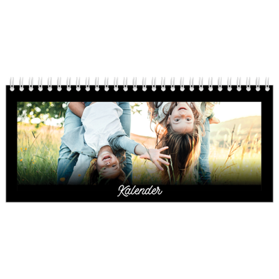 Bordkalendere — Sort minimal [kalender forside]