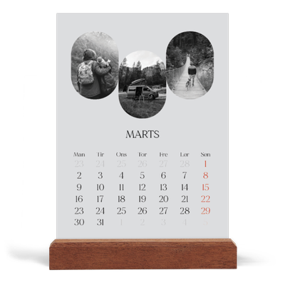 Staffeli kalender - stående  — Den åbne vej [Marts]