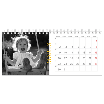 Bordkalendere — Heritage-stil [Marts]