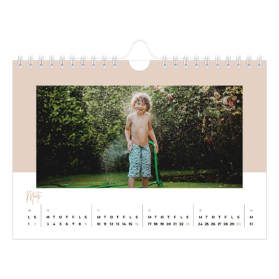 A5 Foto Kalender — Jordiske rammer [Marts]