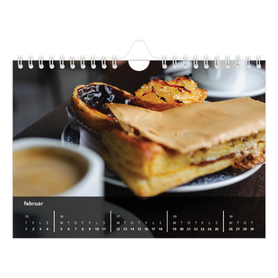 A5 Foto Kalender — Transparent kalender [Februar]