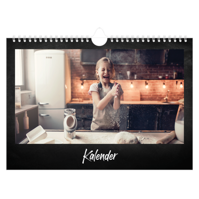 Fotokalender A4 — Tavlestil [kalender forside]