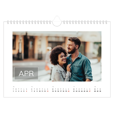 Fotokalender A4 — Stor dato [April]