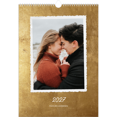 Årskalender A3 — Vintage [kalender forside]