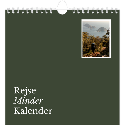 Årskalender kvadratisk — Redaktionel Jord [kalender forside]