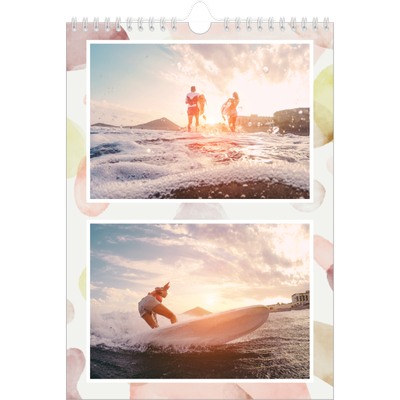 Fotokalender A4 (20 x 30 cm) — Akvarelspot [kalender forside]
