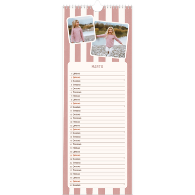 Køkkenkalender  — Retro mønstre [Marts]