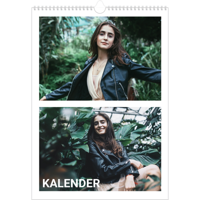 Årskalender A3 — Stor måned [kalender forside]