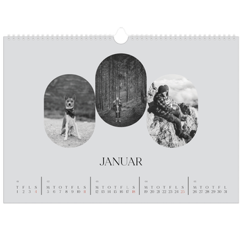 A3 Landskab Fotokalender — Den åbne vej