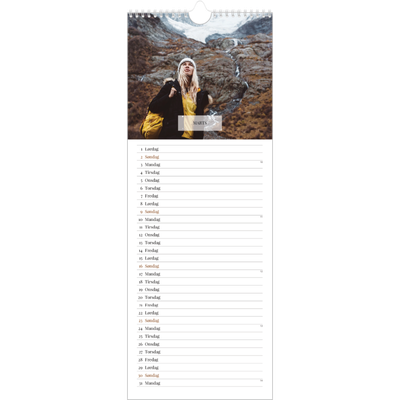 Køkkenkalender  — Klassisk kalender [Marts]