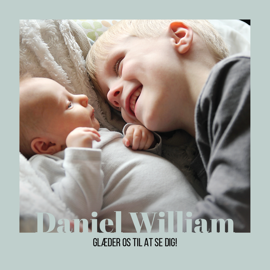 Invitationer — Store bogstaver