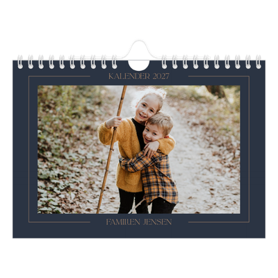 A5 Foto Kalender — Berlinerblåt [kalender forside]