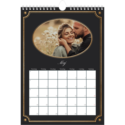 Fotokalender A4 (20 x 30 cm) — Vintage klassisk [kalender forside]