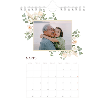 A5 Foto Kalender — Bohemsk stil [Marts]