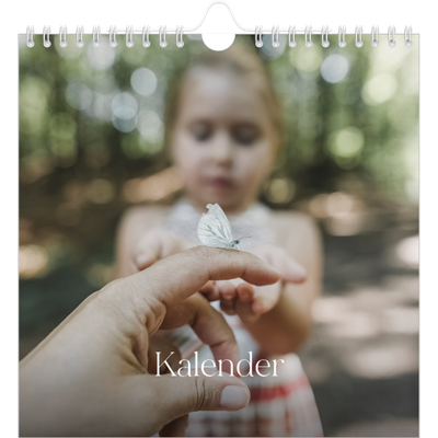 Årskalender kvadratisk — Tolv store måneder [kalender forside]