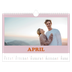 Fotokalender A4 — Retro rammer [April]