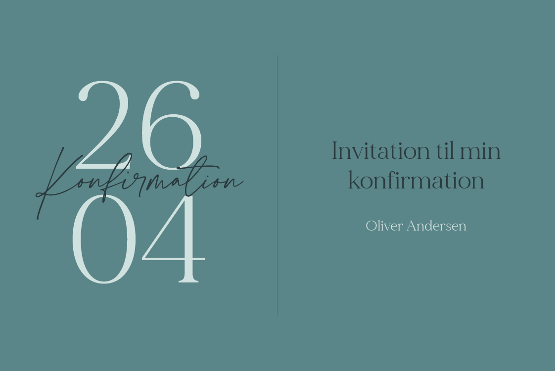 Invitationer — Moderne og stilrent