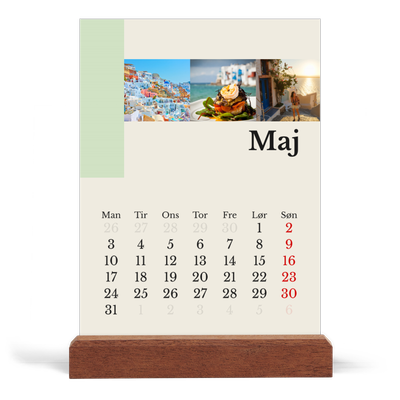 Staffeli kalender - stående  — Verdens seværdigheder [kalender forside]