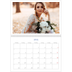 Fotokalender A4 dobbelt (30 x 40 cm) — Klassisk kobolt [April]