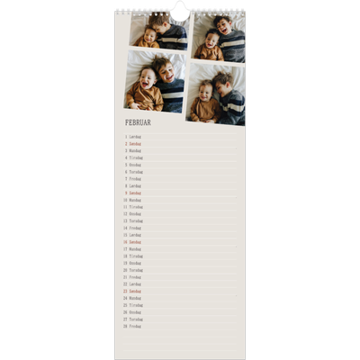 Køkkenkalender  — Dynamiske billeder [Februar]