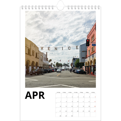 Fotokalender A4 (20 x 30 cm) — White space [April]