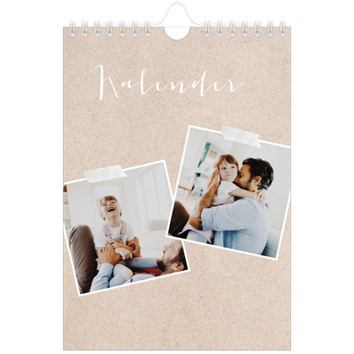 A5 Foto Kalender — Scrapbogs kalender [kalender forside]