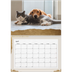 Fotokalender A4 dobbelt (30 x 40 cm) — Classic Gold [April]