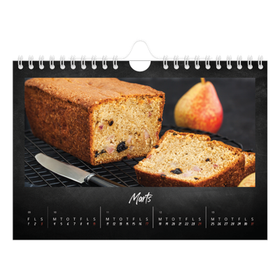 A5 Foto Kalender — Tavlestil [Marts]
