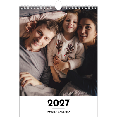 Fotokalender A4 (20 x 30 cm) — Bogstav i fokus [kalender forside]
