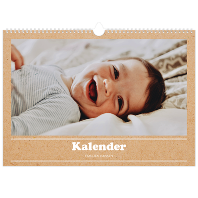 A3 Foto Kalender — Magasinstil [kalender forside]
