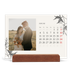 Staffeli kalender - liggende  — Blek & blomst [Januar]