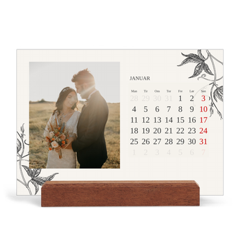 Staffeli kalender - liggende — Blek & blomst
