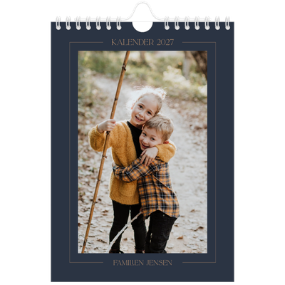 A5 Foto Kalender — Berlinerblåt [kalender forside]