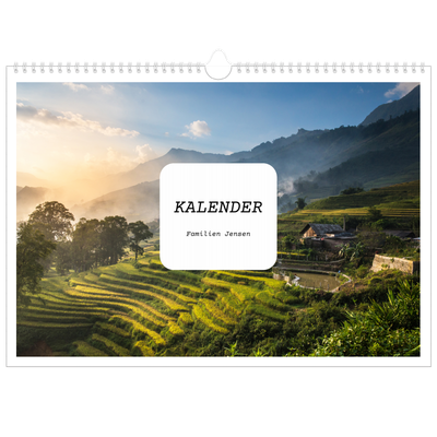 A3 Foto Kalender — Den fulle historie [kalender forside]