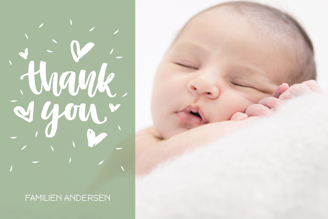 Takkekort — Overskrift fejring