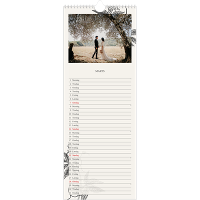 Køkkenkalender  — Blek & blomst [Marts]