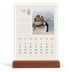 Staffeli kalender - stående  — Initialer i blomst [Februar]