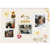 Fotokalender A4 dobbelt (30 x 40 cm) — Vintage scrapbooking [kalender forside]