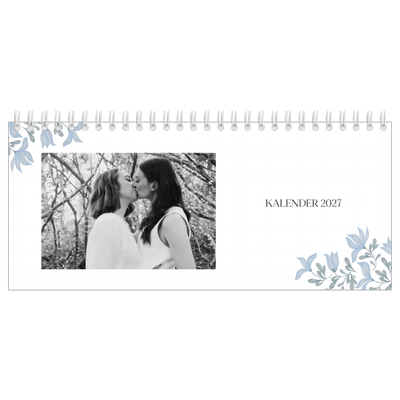 Bordkalendere — Elegant blomstret [kalender forside]