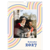Årskalender A3 — Retro striber [kalender forside]