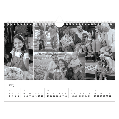 Fotokalender A4 — Billeder i fokus [kalender forside]