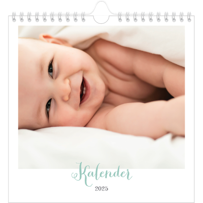 Årskalender kvadratisk — Hej verden [kalender forside]