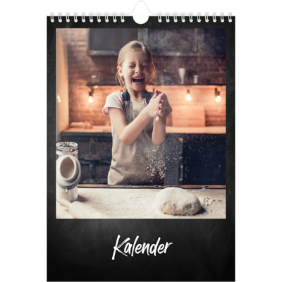 Fotokalender A4 (20 x 30 cm) — Tavlestil [kalender forside]